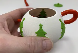 Robotic Christmas Teapot