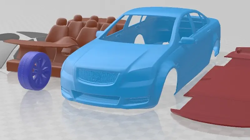 Holden Commodore VE Sedan 2012 Printable Car 