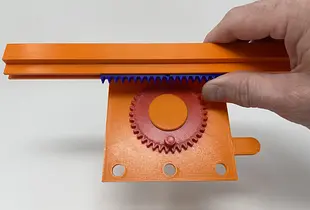 Rack and Pinion, 3 to 1 Stroke.