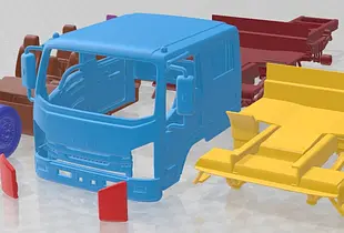 Isuzu NPS 300 CrewCab Chassis Truck 2015 Printable 