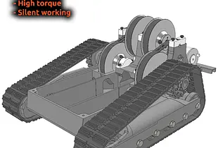 TRACKED CHASSIS FOR SKID STEER LOADER BY AN3DRC
