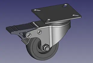 Caster wheel model 50x18