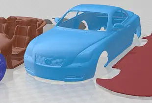 Lexus SC 430 Printable Car 