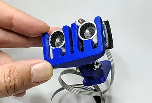 Fixation articulée pour HC-SR04