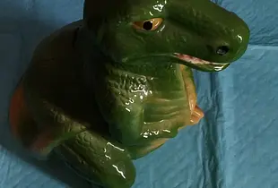 Dinosaur - 3D-Scan of Dinosaur Piggybank by "Meshlab"