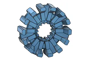 Self Cleaning Drive Wheel Hub (compatible with Traxxas TRX-4 Traxx) 