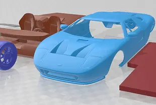 Ford GT 40 2005 Printable Car 