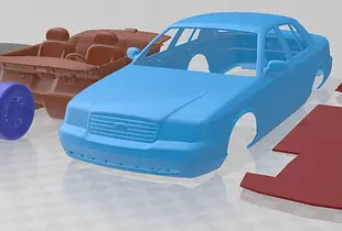 Ford Crown Victoria 1998 Printable Car