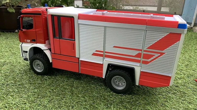 Fire Truck Feuerwehr Aufbau Modellbau 1/16 1/14