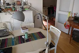 Parts for desk clamp for vintage lamp