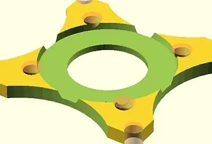 NEMA17 to 23 adapter