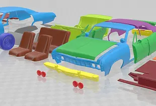 Chevrolet Impala 1967 Printable Car 