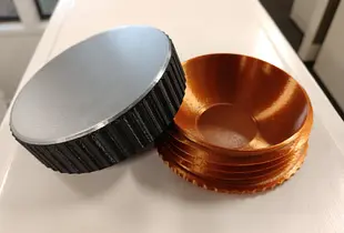 Rounded Parts Tray with Screw Lid