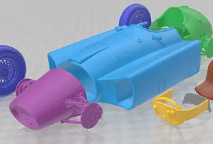 Ferrari D50 1956 Printable Car