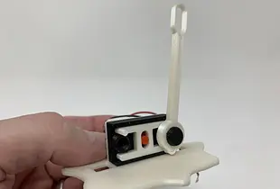 A 3D Printed Animated Angel Christmas Tree Topper.