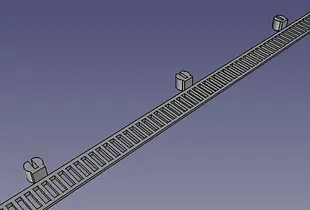 Fischertechnik linear encoder strip