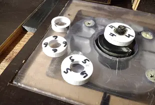 Bearing spacer for cheap rabbet router bit