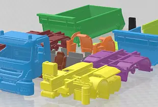 Iveco Stralis X WAY Tipper 2017 Printable Truck 