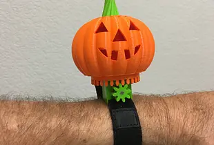 Motorized Halloween Pumpkin Bracelet
