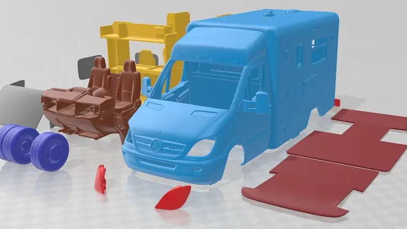 Mercedes Benz Sprinter Ambulance 2011 Printable 