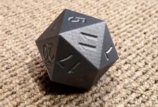 Parametric Easy-Print D20
