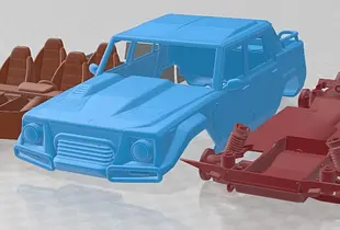 Lamborghini LM002 1986 Printable Car 