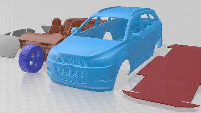 Chevrolet Captiva 2012 Printable Car 