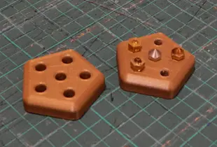 Pentagon nozzle holder