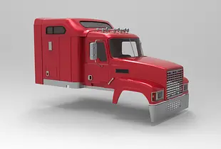 1/14 MACK CHU 613 Semi Truck