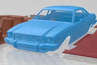 Ford Mustang Coupe 1974 Printable Car 