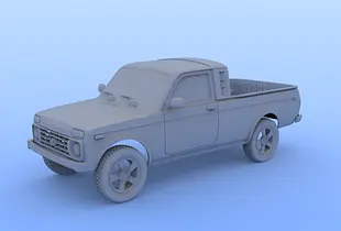 RC Body Lada Niva Pick-up 313mm wheelbase