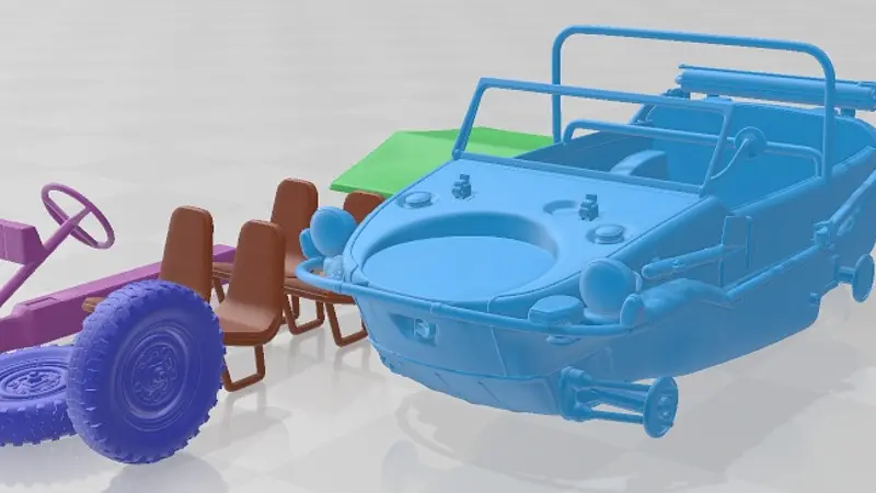 Volkswagen Schwimmwagen 1942 Printable Car 