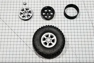 1/10 Mitsubishi Pajero/Montero 1995 Beadlock Rims 1.55