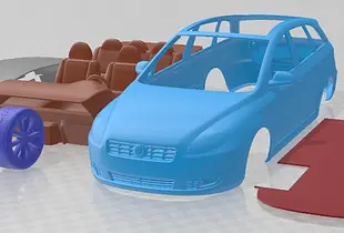 Fiat Croma 2008 Printable Car 