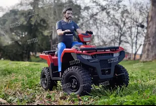 SCX24 To 1/10 ATV Conversion Kit For Action Figures Including Driver 