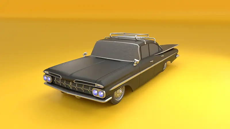 RC 1/10 Bel-Air 1959 Olsen Banden