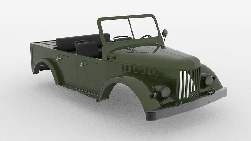 USSR Gaz 69 ГАЗ 69 3d print model