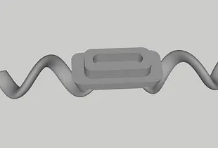 Magsafe cable holder