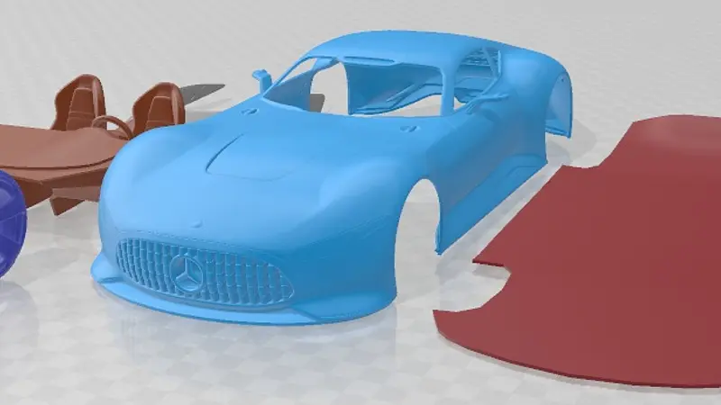 Mercedes Benz Vision Gran Turismo Concept Printable Car 