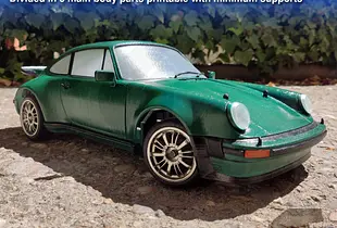 MyRCCar Porsche 911 Turbo 930 1975 RC Car Body