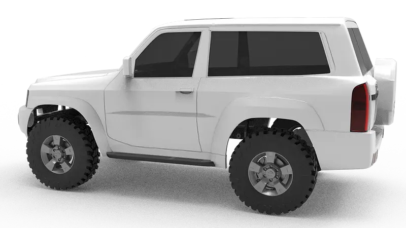 Nissan Patrol Y61 (UNCUT ONE PIECE VERSION) 275mm wheelbase