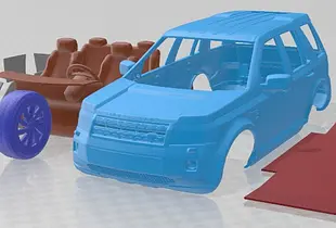 Land Rover Freelander 2011 Printable Car 