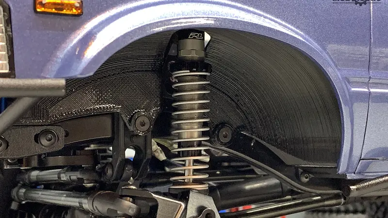 SCX10ii Inner Fenders for RC4WD Mojave 2 Body