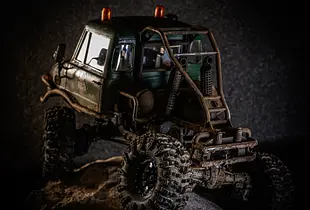 FMS FCX24 Unimog - Back Cage