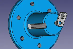 Fixation electric accelerator