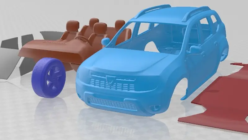 Dacia Duster 2011 Printable Car 