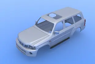 1/10 NISSAN PATROL Y61 334MM WHEELBASE