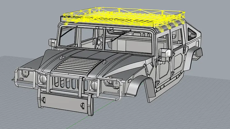 Hummer H1 Roof Rack