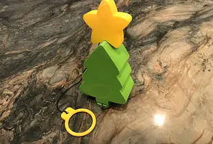 String "Climbing" Christmas Tree