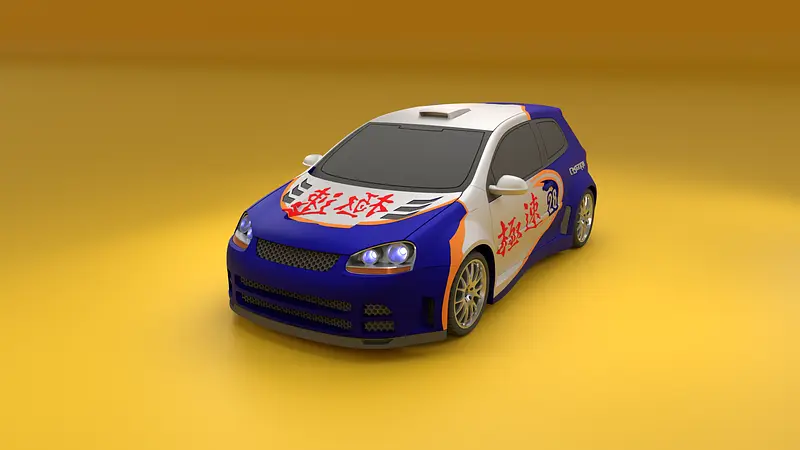 RC 1/10 Golf GTI  - Blacklist #15